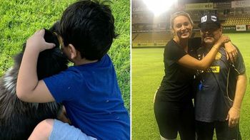 El tierno video de Dieguito Fernando Maradona para su papá en el día de su cumpleaños