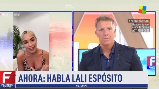 Lali Espósito: Vivo cerca de mis viejos y no los puedo ir a abrazar
