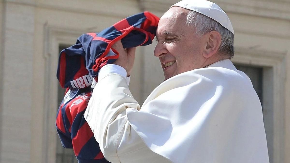 San Lorenzo le rendehomenaje al papa Francisco.&nbsp;