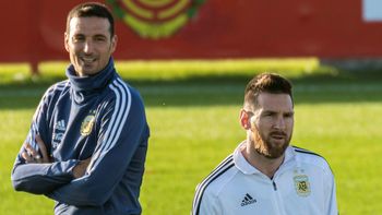 Scaloni, firme y seguro respecto al Diez: Conmigo Messi va a jugar siempre