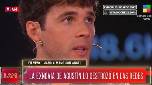 La reacción de Agustín de Gran Hermano 2022 al ver los mensajes de su ex en su contra