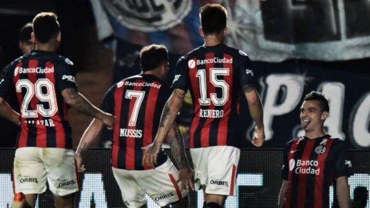 Una gran volea del Travieso Hernández le dio el triunfo a San Lorenzo ante San Martín (SJ) por 2-1