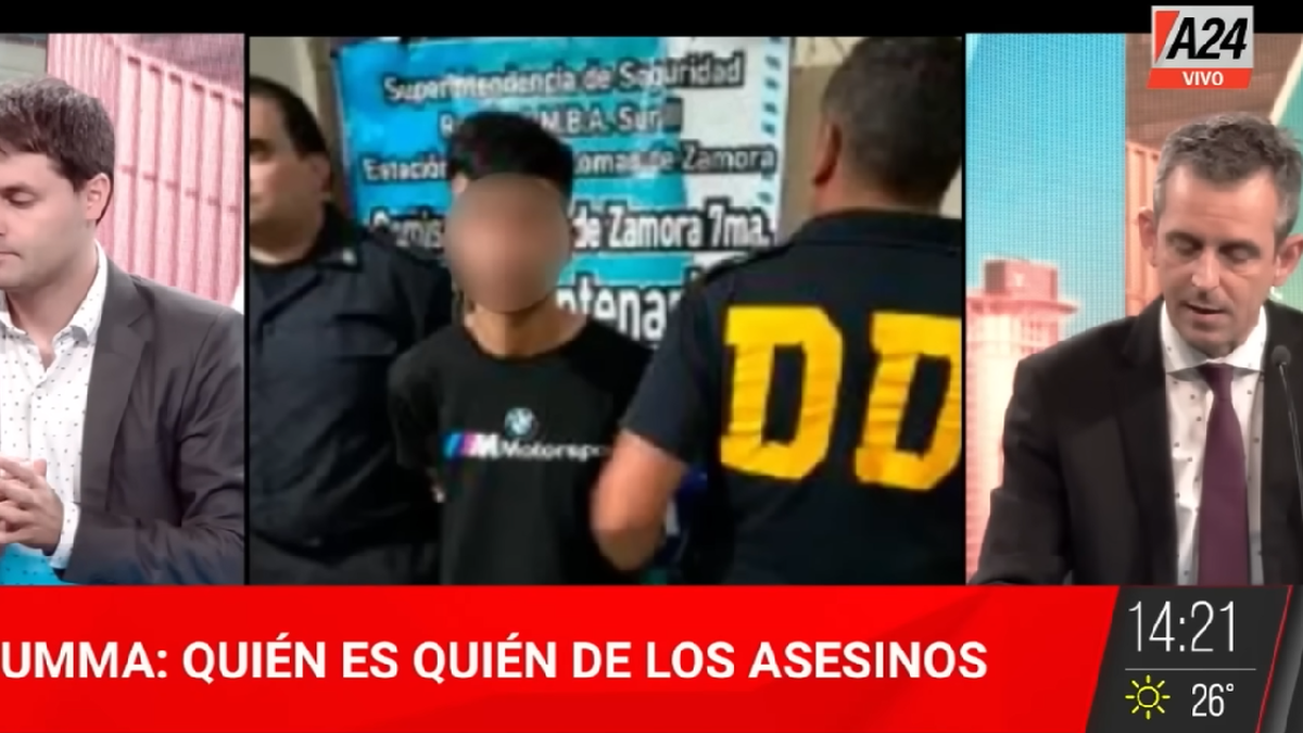 El único detenido por el crimen de Umma se negó a declarar ante el fiscal de la causa. (Foto: captura)