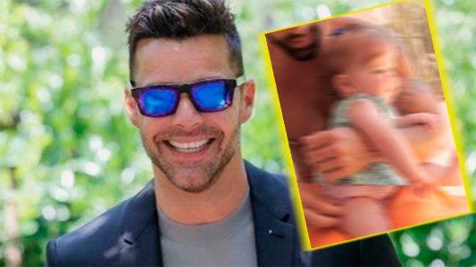 Ricky Martin presentó a su hija: “La luz de mis ojos”