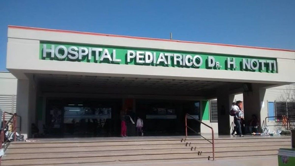 El menor se encuentra en el Hospital Pediátrico Dr. Humberto Notti. Foto: gentileza Mendoza Today.