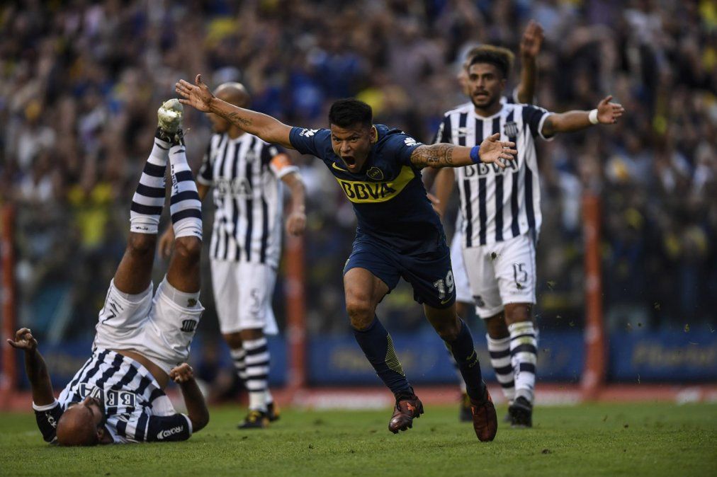 Boca venció a Talleres 2-1 sobre la hora y quedó a un paso de ser campeón en la Superliga