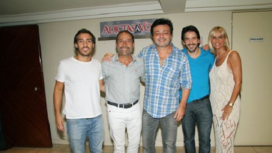 Guillermo Francella y su familia, adictos al teatro