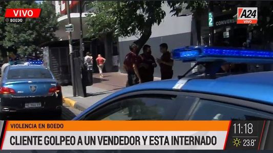 Boedo: así llegó la policía, tras el brutal ataque al vendedor