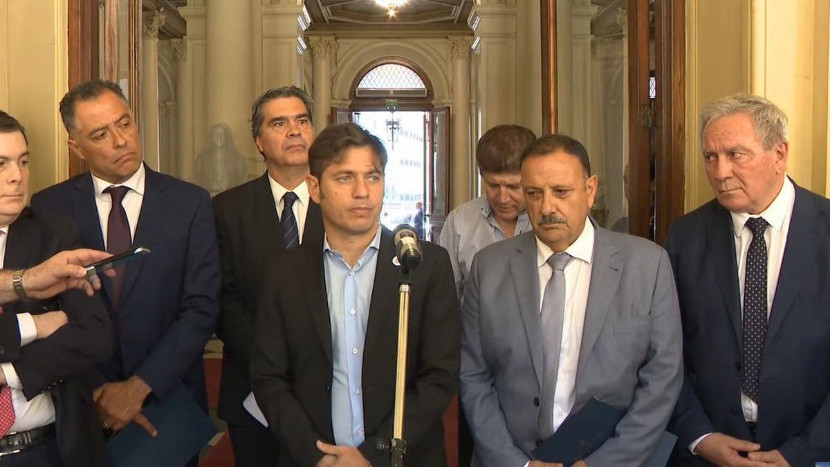 Gobernadores y referentes del Frente de Todos