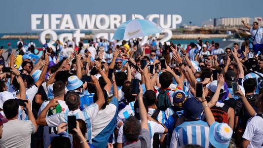 FIFA confirmó cuáles fueron los cinco países con más hinchas en el Mundial Qatar 2022