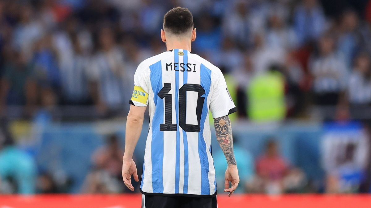 Lionel Messi abrió el partido ante Australia. (Foto: FIFA).