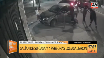 Otra vez, una menor en medio de un brutal robo en La Matanza. (Captura de Tv) Otra vez, una menor en medio de un brutal robo en La Matanza. (Captura de Tv)