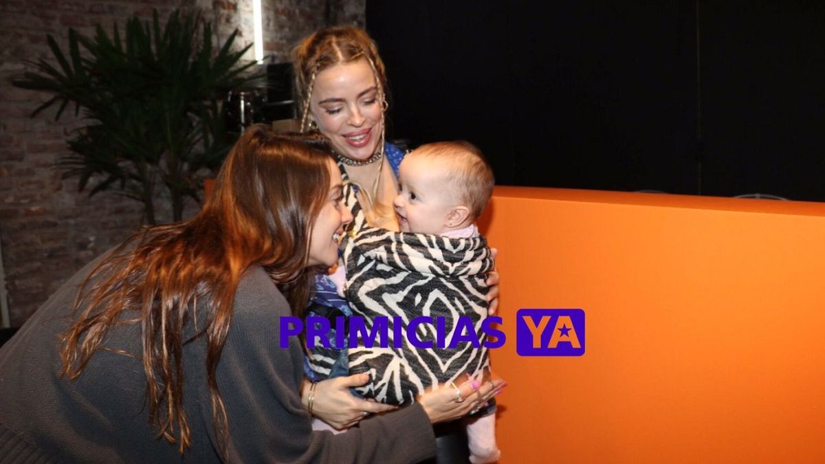 Lucía junto a Florencia Fiorini y la bebé de 10 meses, Aurora