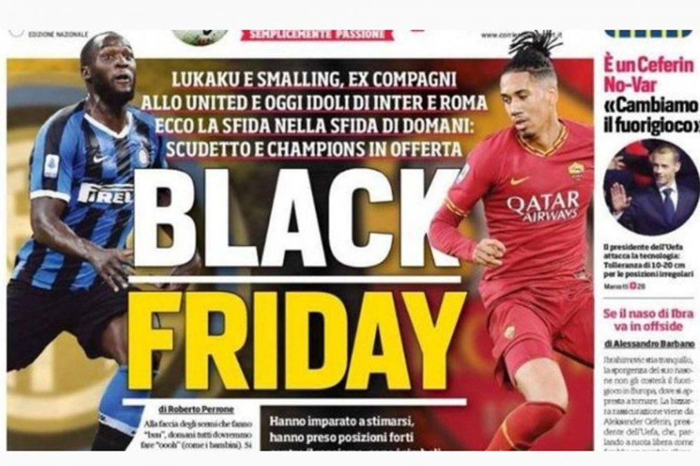 Lukaku destrozó con mucha altura a un diario italiano por una bochornosa portada racista