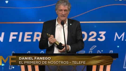 La fuerte crítica de Daniel Fanego al Gobierno por el gasoducto Néstor Kirchner en los Martín Fierro 2023