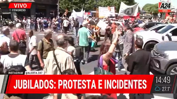Golpean al jefe de gabinete de PAMI en medio de una manifestación: habría sido la policía