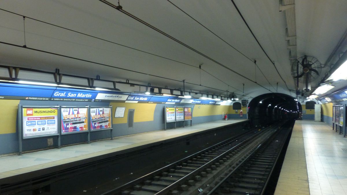 Subte: este lunes reabre la estación San Martín de la Línea C