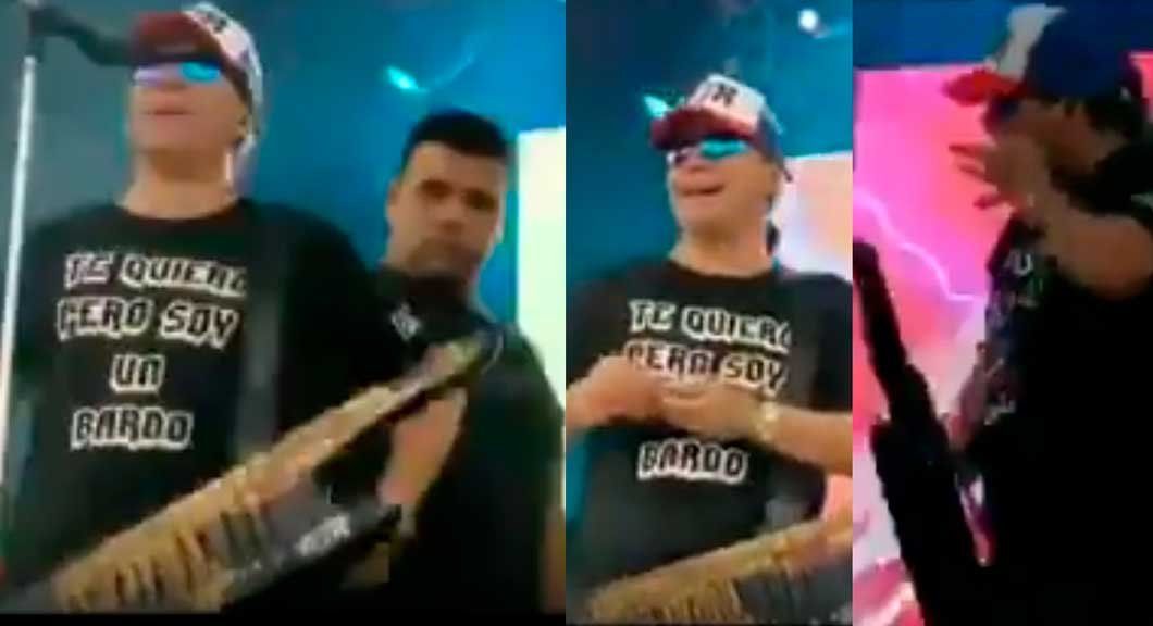 El asistente de Pablo Lescano reveló qué se llevó a la boca el cantante en medio de un recital