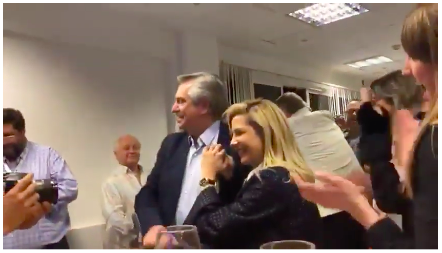 La emoción de Alberto Fernández cuando Macri reconoció la derrota