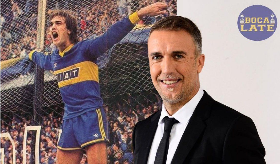 Batistuta se unió a Beraldi: Con tu proyecto, Boca va a ser mucho más grande de lo que ya es
