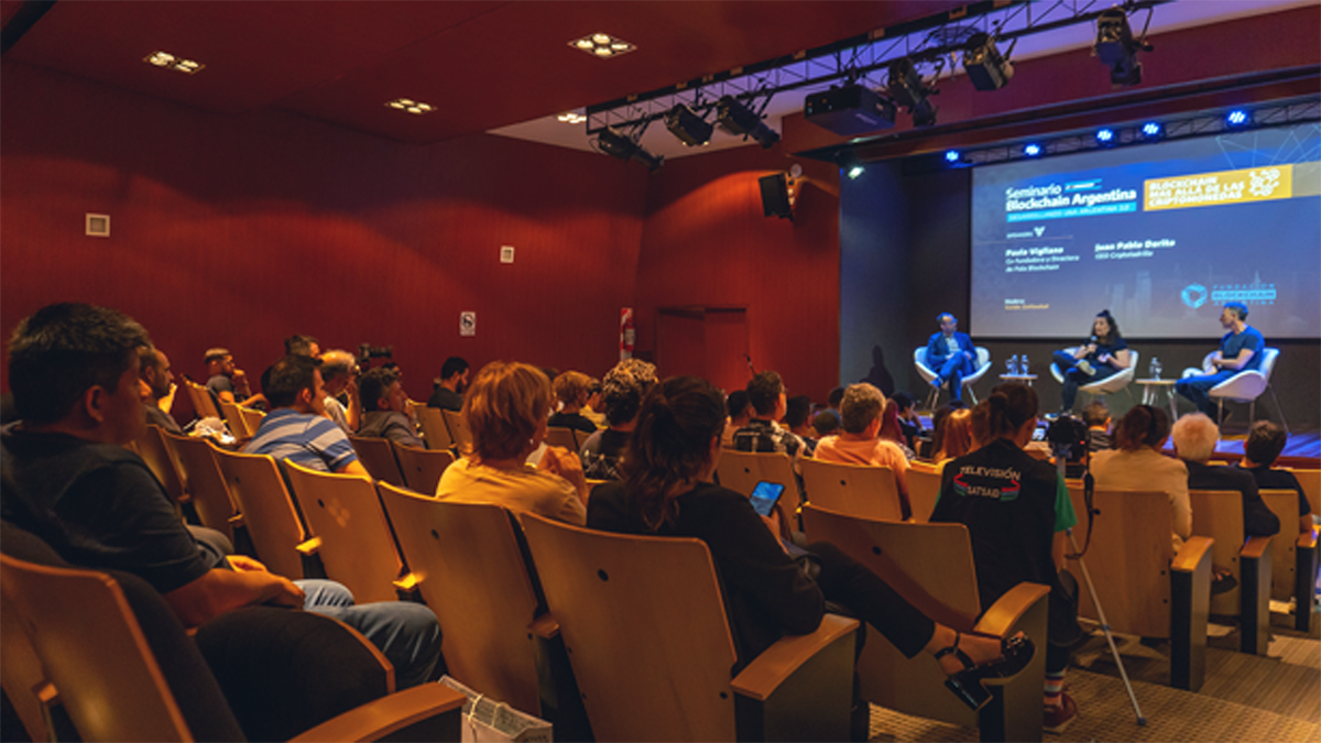 Blockchain: seminario sobre el uso de la tecnolog&iacute;a en diferentes sectores. (Foto Fund. Blockchain Argentina)