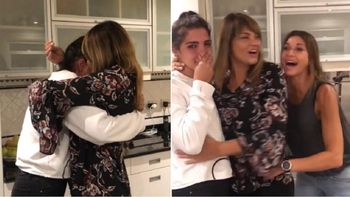 Emotivo reencuentro de Catherine Fulop con su hermana de Venezuela