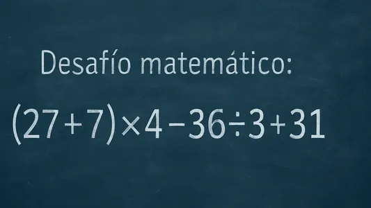 Desafío Matemático: casi nadie lo resuelve en menos de 10 segundos