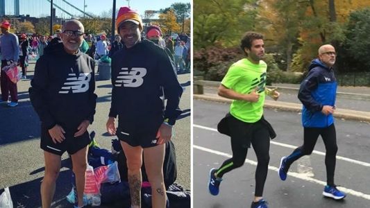 Nicolás Cabré cumplió su sueño y corrió en la maratón de Nueva York: No lo voy a olvidar más