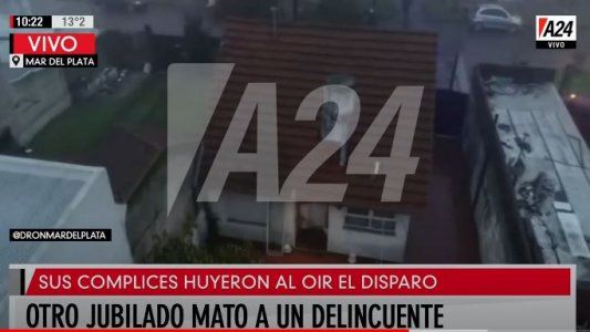 Mar del Plata: otro jubilado mató a un delincuente que intentaba robar en su casa