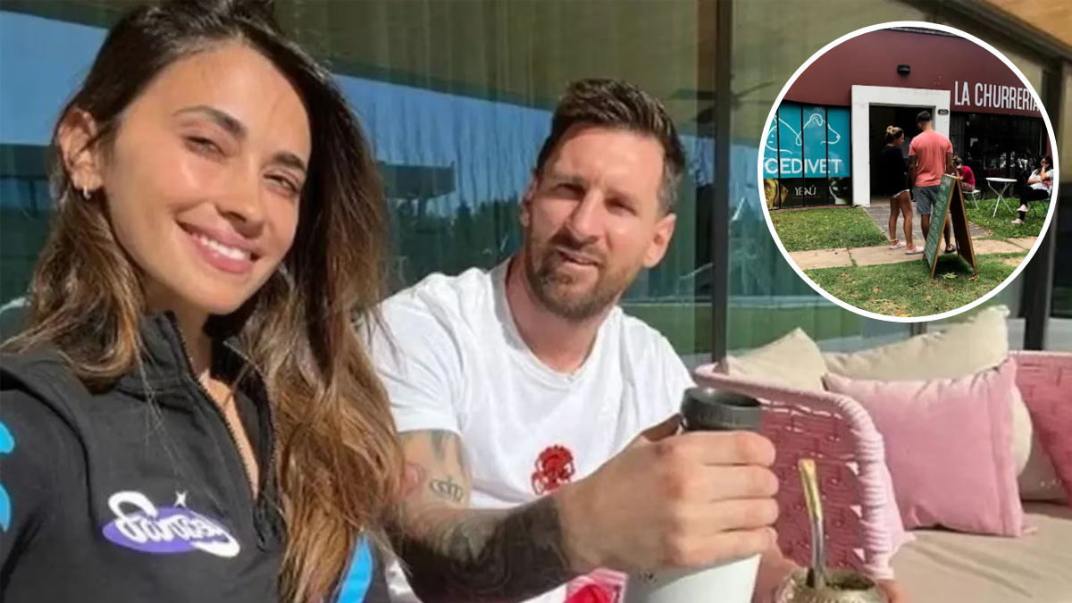 Antonella y Lionel Messi&nbsp;