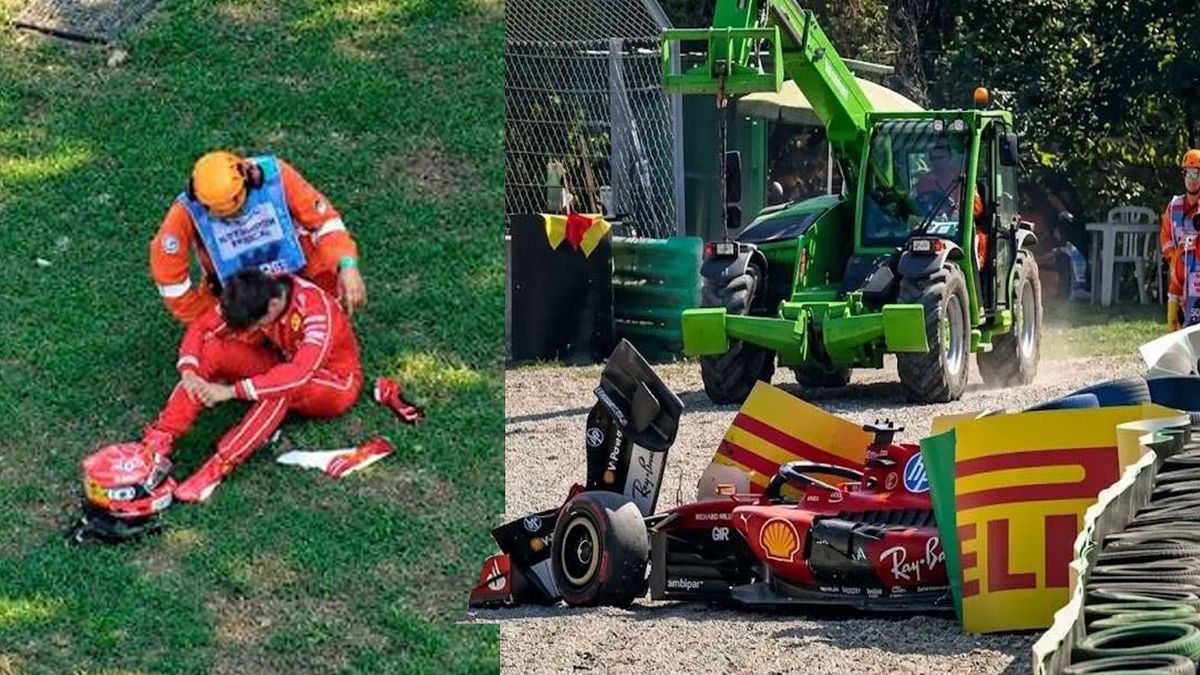 El brutal accidente en Monza y la salud de Charles Leclerc