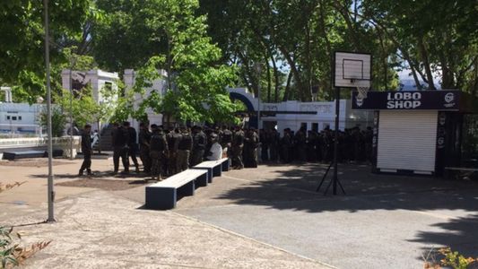 El estricto operativo policial en la cancha de Gimnasia tras la tragedia