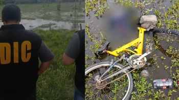 Misterio: salió de su casa en bicicleta y apareció muerto en un terreno inundado