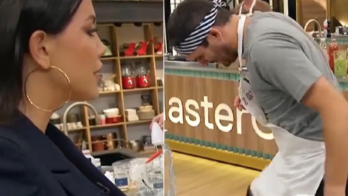 Desesperado grito de Wanda Nara al ver fuego en la cocina de MasterChef: Ojo...