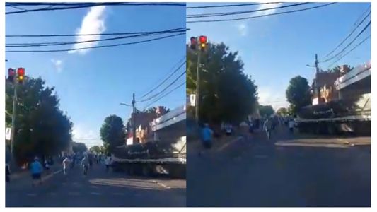 Incidentes durante las elecciones en  Racing: hubo un tiroteo entre barras fuera del estadio