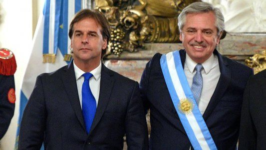 Alberto Fernández y Lacalle Pou se reúnen en Olivos para discutir sobre el Mercosur
