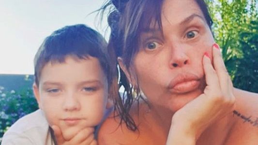 El asusto de Nazarena Vélez por la salud de su hijo