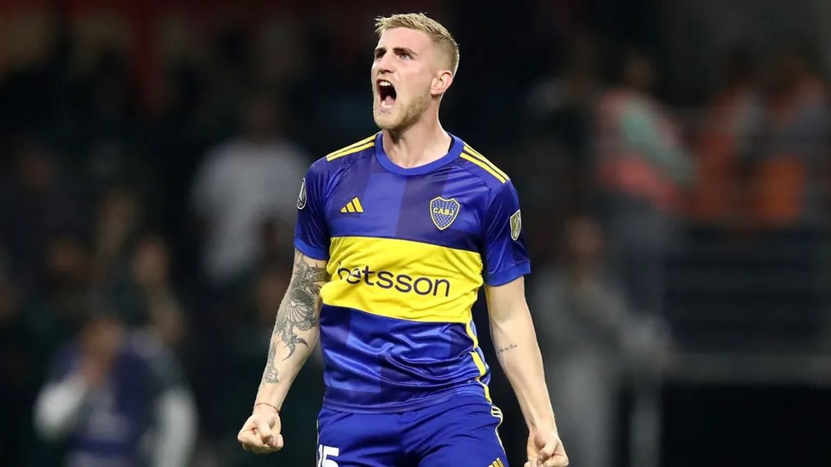 El defensor Nicolás Valentini convirtió uno de los goles de Boca en la tanda de penales (Foto: Telam).