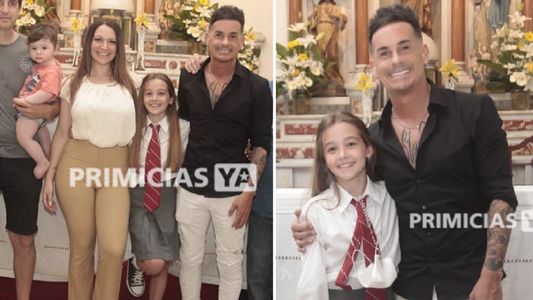 Hernán Caire tras la primera comunión de su hija Valentina: Se extrañó a mi mamá