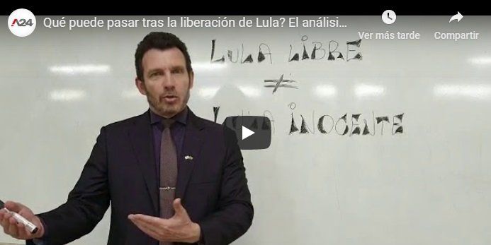 ¿Qué puede pasar tras la liberación de Lula? El análisis de Gustavo Segré