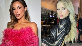 Lourdes Sánchez vivió un incómodo momento con Coti Romero en la foto del Bailando 2023