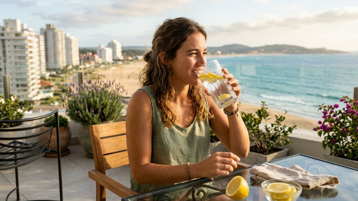 Agua con limón: qué beneficios reales tiene y qué mitos conviene dejar atrás. (Imagen ilustrativa)