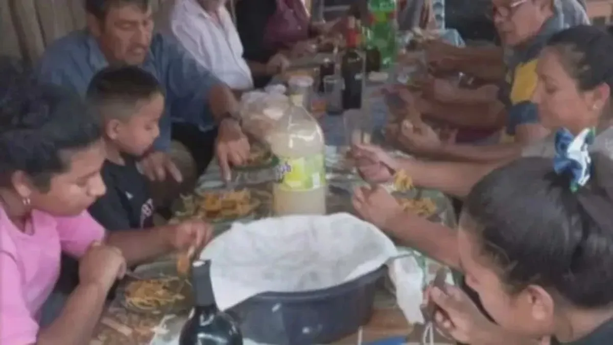 El último almuerzo de Loan antes de su desaparición. (Foto: archivo)