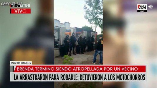 Cayeron los dos atacantes de Brenda, la víctima de motochorros