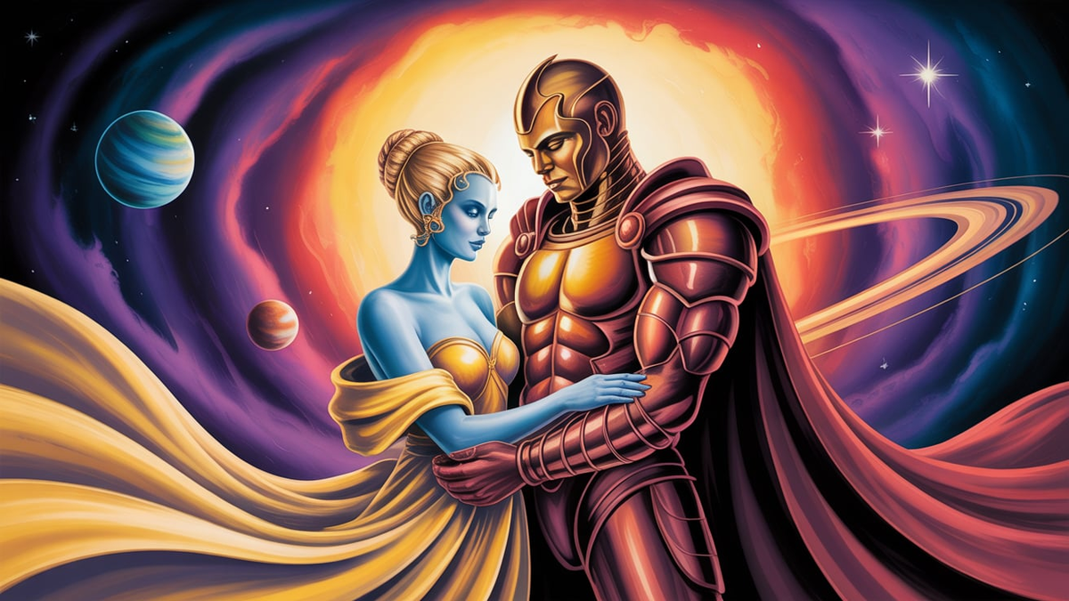 Declararse tambi&eacute;n es un acto de amor propio con Venus sextil Marte. Foto: Ideogram.