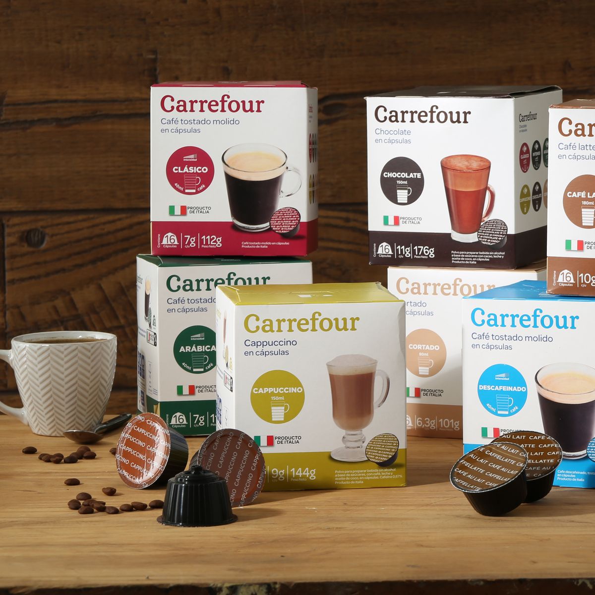 Carrefour presenta sus nuevas cápsulas de café