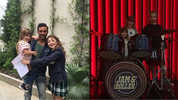 Fabián Cubero le cumplió el sueño a sus hijas: las llevó a las grabaciones de Soy Luna