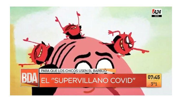 El “Supervillano Covid”, una campaña de concientización de UNICEF India