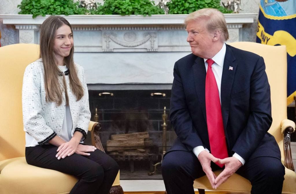 Trump recibió a la esposa de Guaidó y pidió que Rusia salga de Venezuela