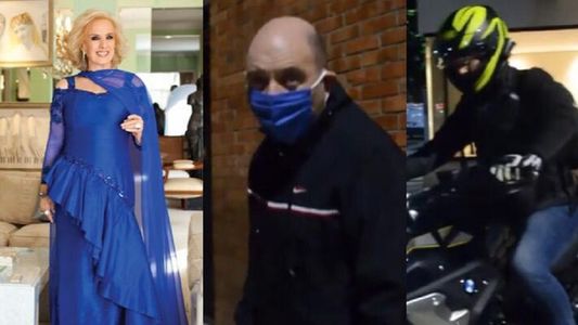 Video: Así se retiraban Nacho Viale y Carlos Rottemberg de la casa de Mirtha Legrand